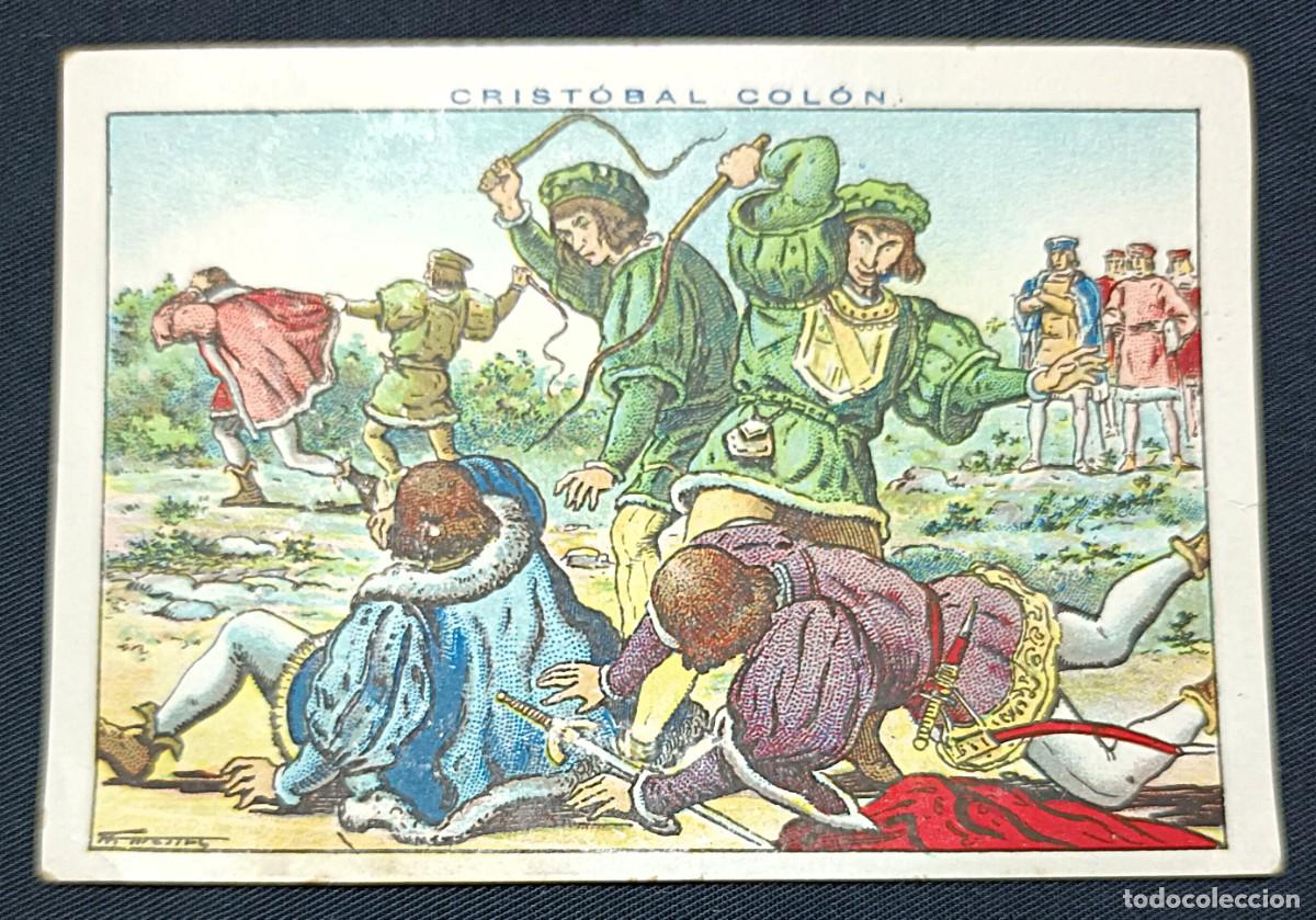 Coleccionismo cromos antiguos: CROMO CRIST&Oacute;BAL COL&Oacute;N N&ordm; 143.CHOCOLATES JUNCOSA - Foto 1