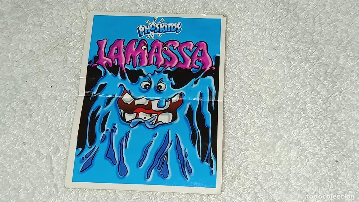 Coleccionismo Cromos antiguos: PHOSKITOS : ANTIGUO CROMO LA MASSA LAMASSA A&Ntilde;OS 90 SIN PEGAR