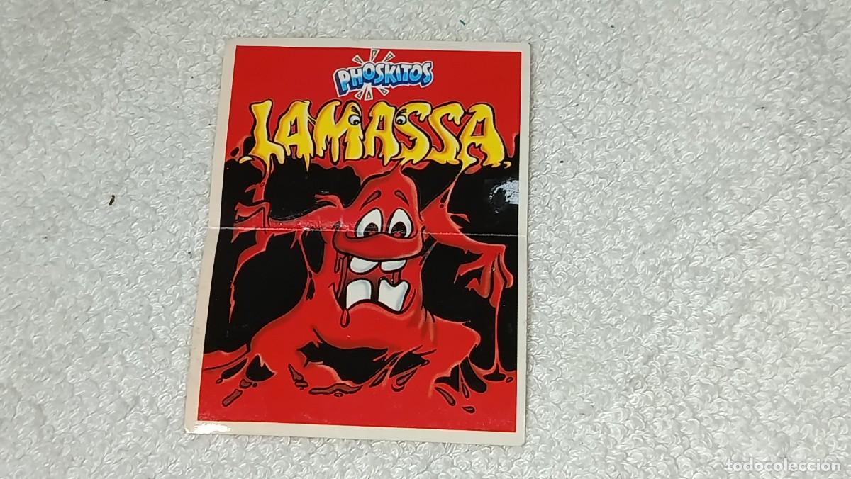 Coleccionismo Cromos antiguos: PHOSKITOS : ANTIGUO CROMO LA MASSA LAMASSA A&Ntilde;OS 90 SIN PEGAR