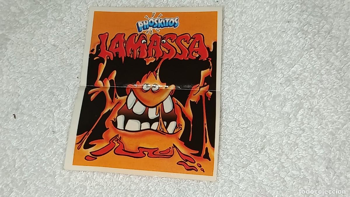 Coleccionismo Cromos antiguos: PHOSKITOS : ANTIGUO CROMO LA MASSA LAMASSA A&Ntilde;OS 90 SIN PEGAR