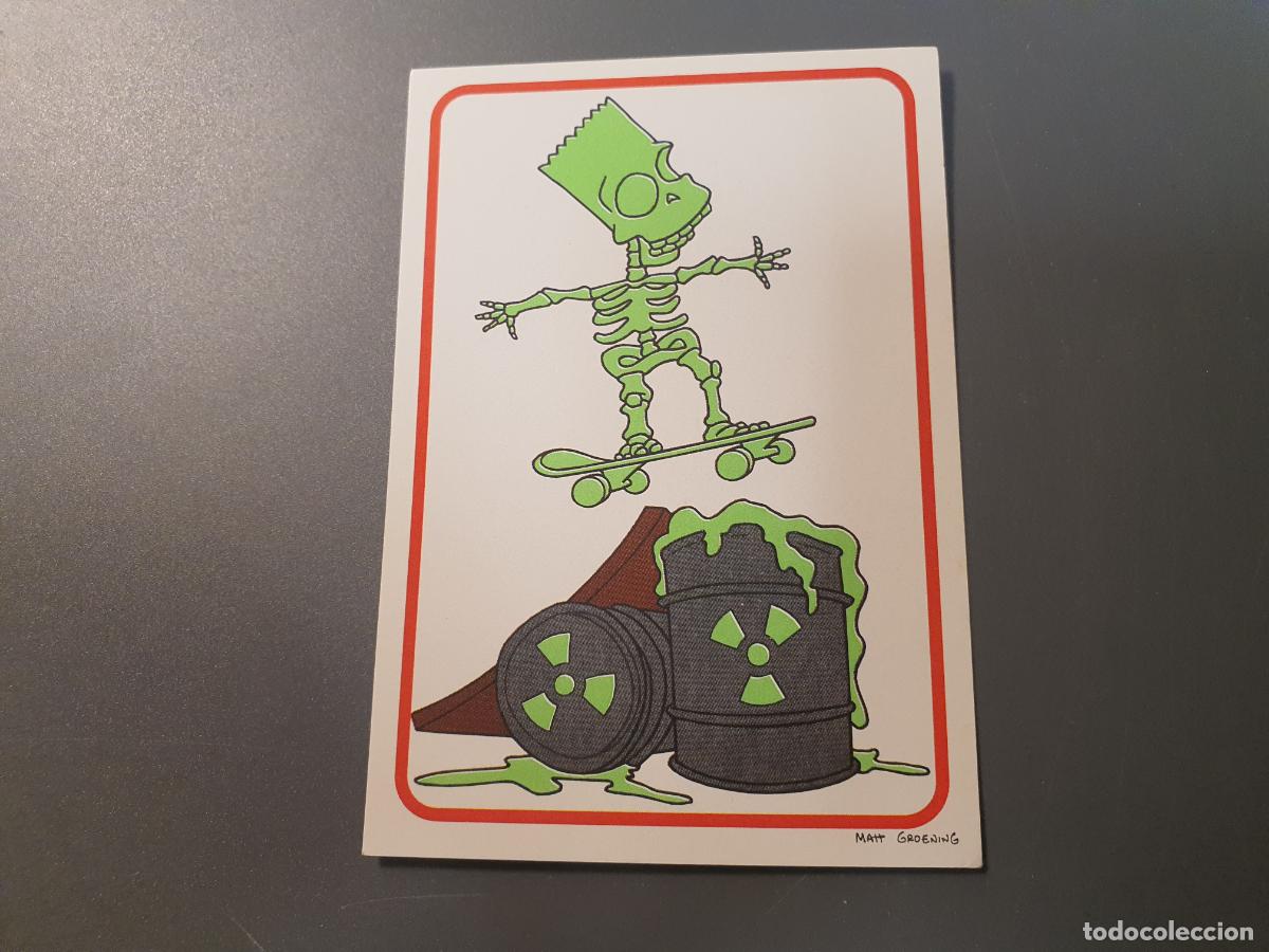 Collectionnisme Cartes &agrave; collectionner anciennes: CROMO PANINI - THE SIMPSONS 1999 - N&ordm; 89 - TRASERA BUENA SIN PEGAR