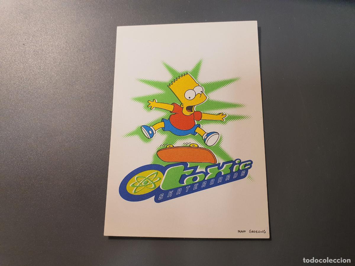 Collectionnisme Cartes &agrave; collectionner anciennes: CROMO PANINI - THE SIMPSONS 1999 - N&ordm; 87 - TRASERA BUENA SIN PEGAR