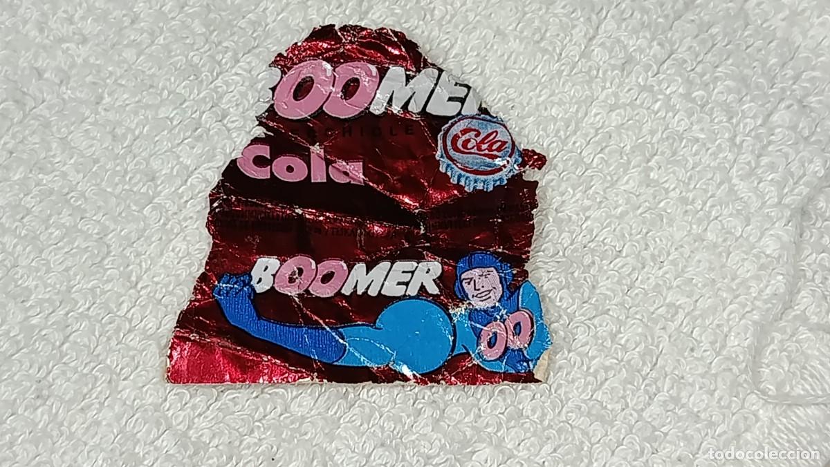 Colecionismo Cromos antigos: ANTIGUO ENVOLTORIO CHICLE CHICLES BOOMER SABOR COLA A&Ntilde;OS 90
