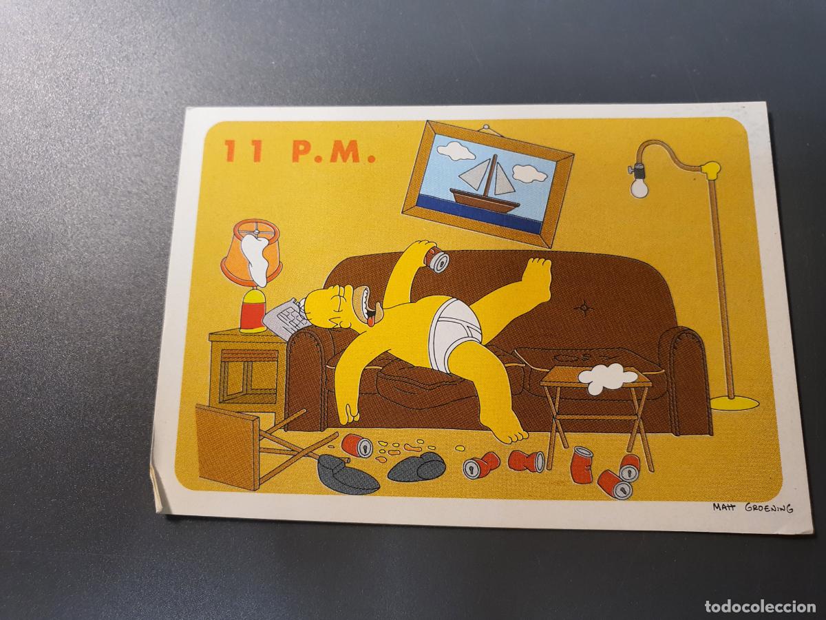 Collectable Antique Stickers: CROMO PANINI - THE SIMPSONS 1999 - N&ordm; 45 - TRASERA BUENA SIN PEGAR