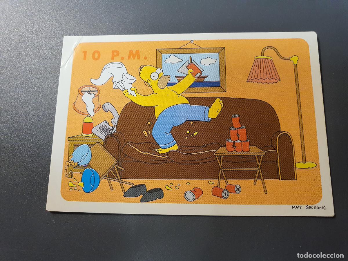 Collectable Antique Stickers: CROMO PANINI - THE SIMPSONS 1999 - N&ordm; 44 - TRASERA BUENA SIN PEGAR