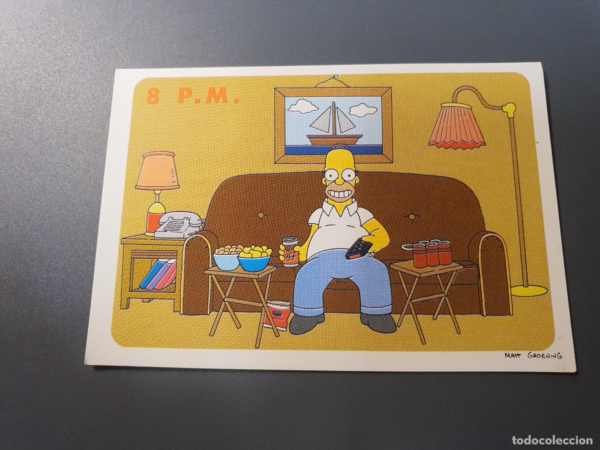 Collectable Antique Stickers: CROMO PANINI - THE SIMPSONS 1999 - N&ordm; 42 - TRASERA BUENA SIN PEGAR
