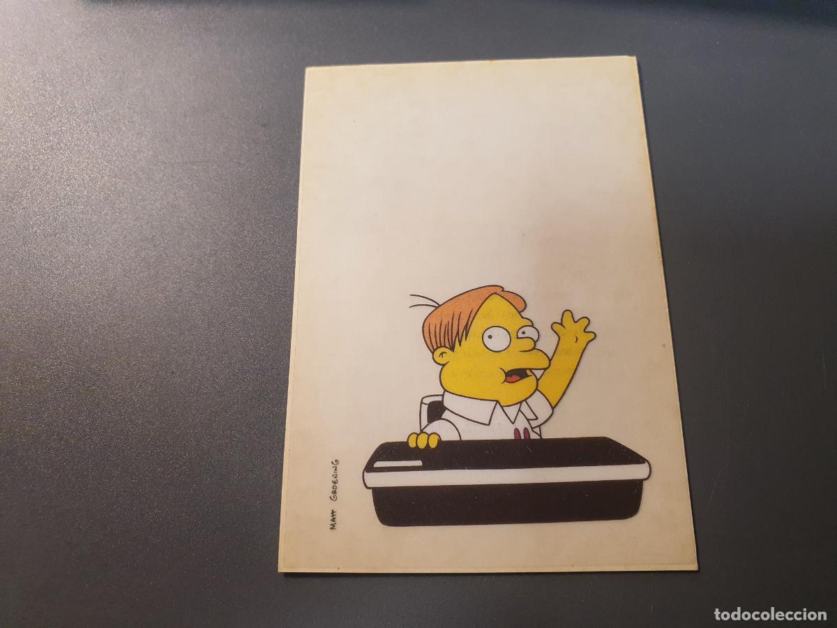 Coleccionismo Cromos antiguos: CROMO PANINI - THE SIMPSONS 1999 - N&ordm; 68 - TRASERA BUENA SIN PEGAR
