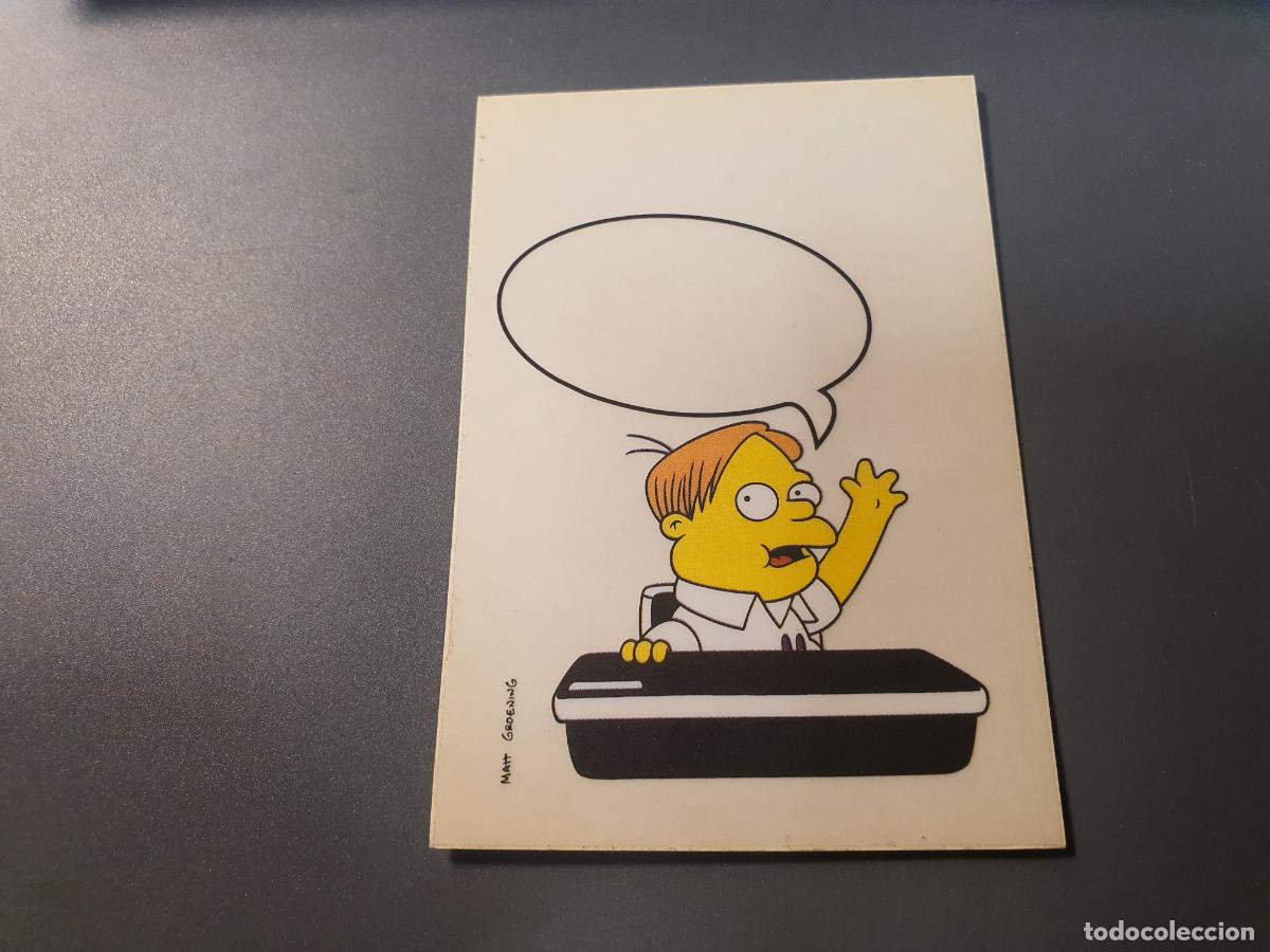 Coleccionismo Cromos antiguos: CROMO PANINI - THE SIMPSONS 1999 - N&ordm; 68 - TRASERA BUENA SIN PEGAR