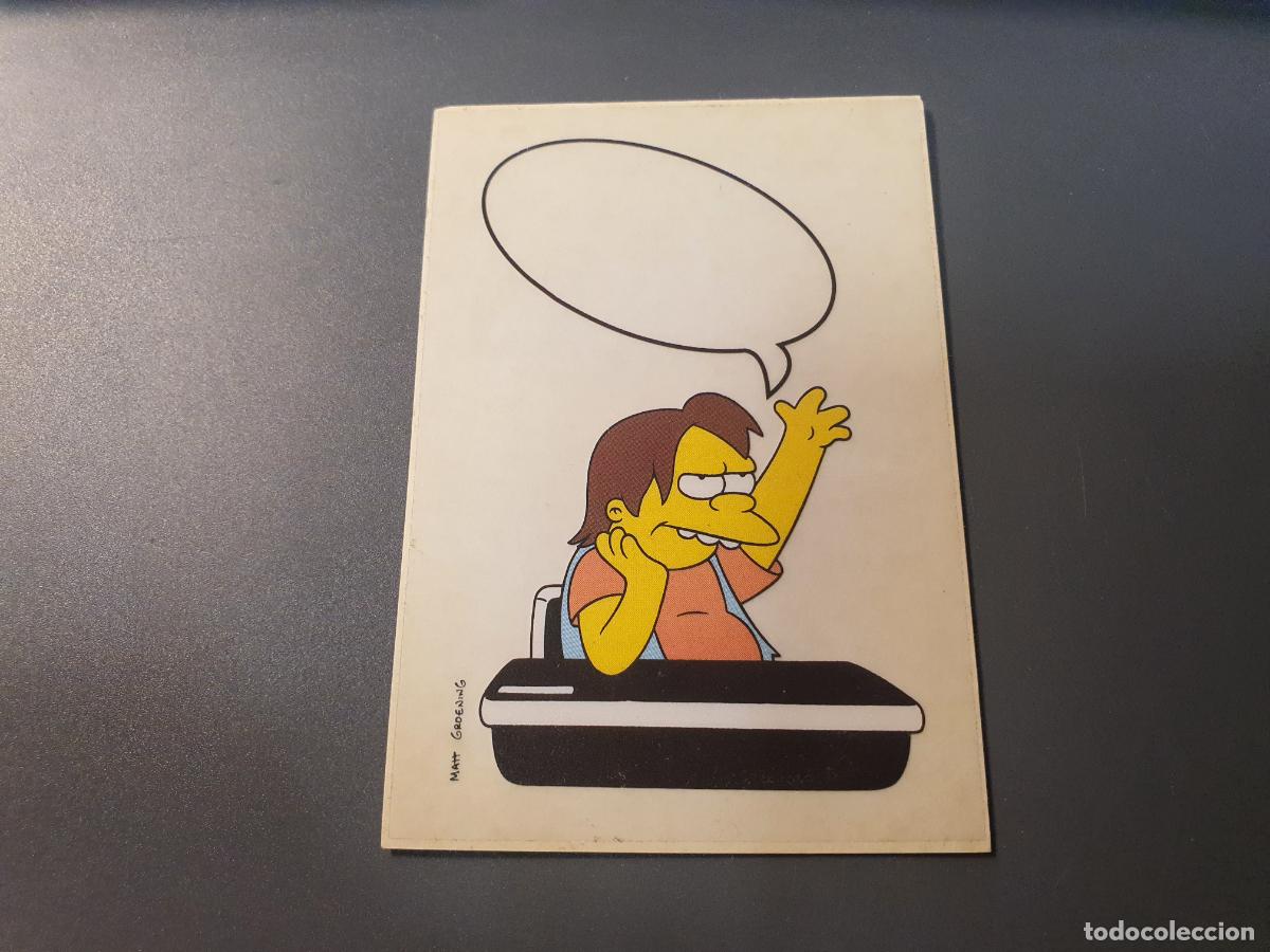 Coleccionismo Cromos antiguos: CROMO PANINI - THE SIMPSONS 1999 - N&ordm; 67 - TRASERA BUENA SIN PEGAR