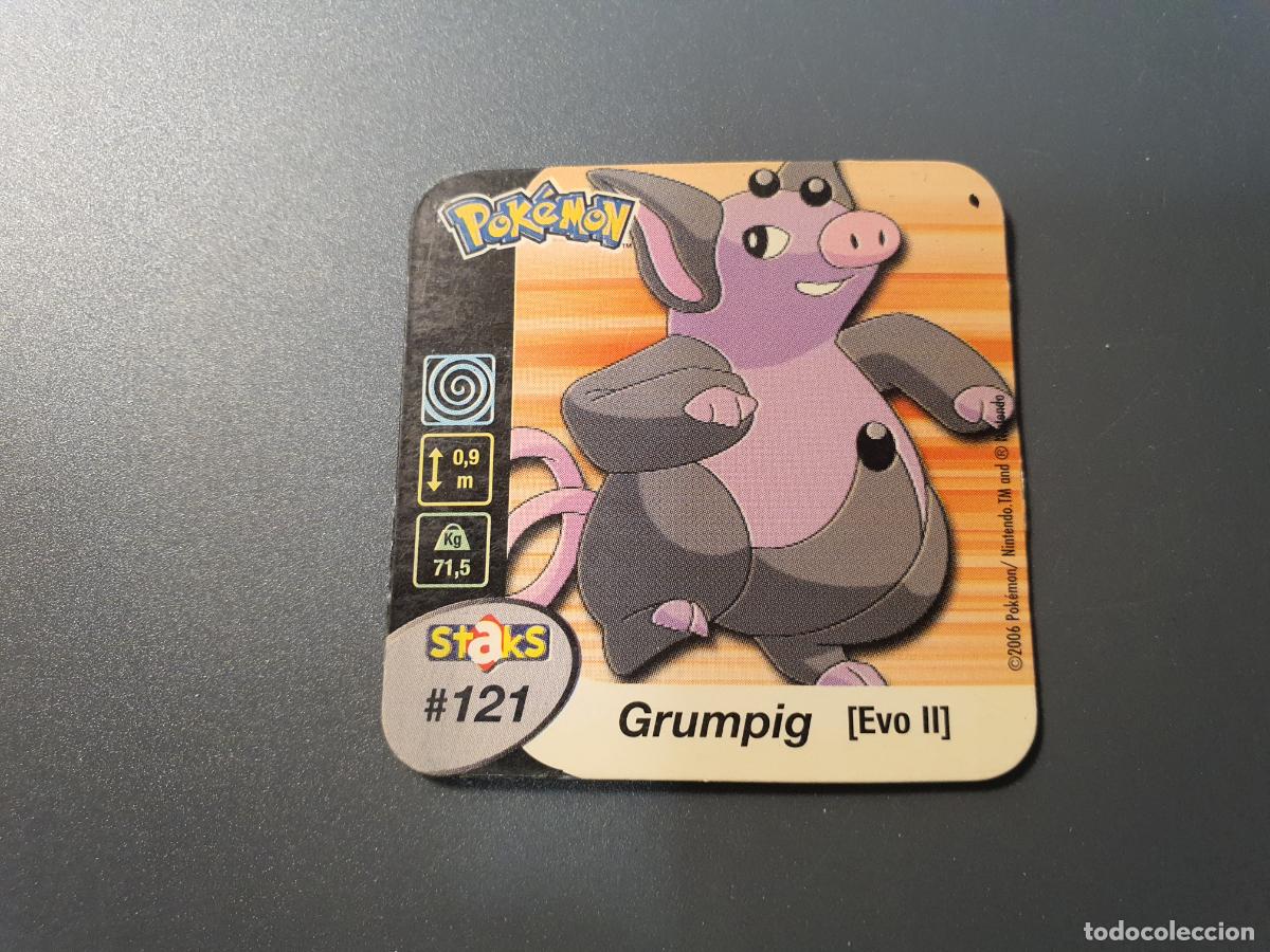 Coleccionismo Cromos antiguos: TAZO CROMO POKEMON -- 2006 -- POKEMON STAKS -- N&ordm; 121