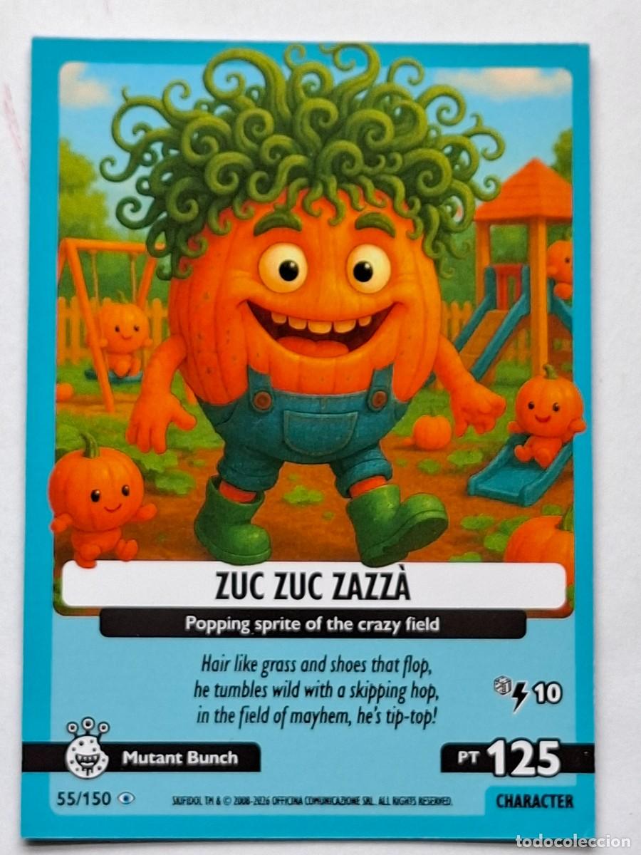 Coleccionismo Cromos antiguos: #55/150 ZUC ZUC ZAZZA - Panini SKIFIDOL Italian BRAINROT &rdquo;Cosmic Hallucination&rdquo; 2026