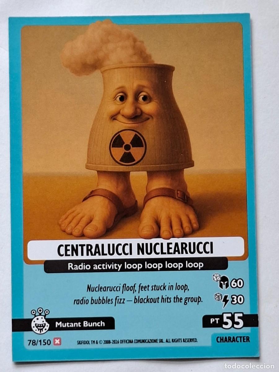 Coleccionismo Cromos antiguos: #78/150 CENTRALUCCI NUCLEARUCCI - Panini SKIFIDOL Italian BRAINROT &rdquo;Cosmic Hallucination&rdquo; 2026