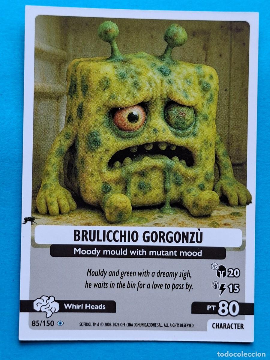Coleccionismo Cromos antiguos: #85/150 BRULICCHIO GORGONZ&Uacute; - Panini SKIFIDOL Italian BRAINROT &rdquo;Cosmic Hallucination&rdquo; 2026