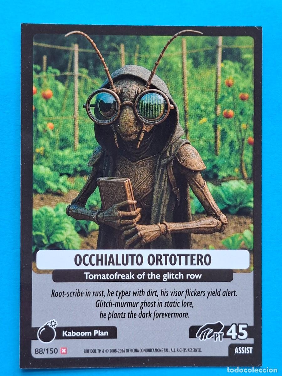Coleccionismo Cromos antiguos: #88/150 OCCHIALUTO ORTOTTERO - Panini SKIFIDOL Italian BRAINROT &rdquo;Cosmic Hallucination&rdquo; 2026