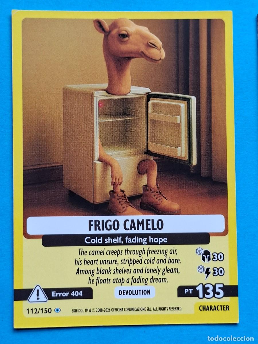 Coleccionismo Cromos antiguos: #112/150 FRIGO CAMELO - Panini SKIFIDOL Italian BRAINROT &rdquo;Cosmic Hallucination&rdquo; 2026