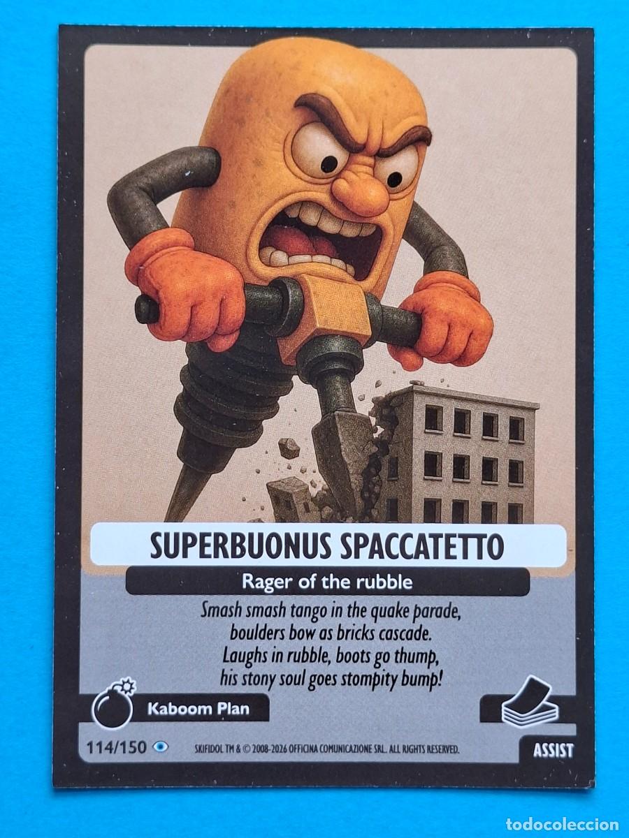 Coleccionismo Cromos antiguos: #114/150 SUPERBUONUS SPACCATETTO - Panini SKIFIDOL Italian BRAINROT &rdquo;Cosmic Hallucination&rdquo; 2026