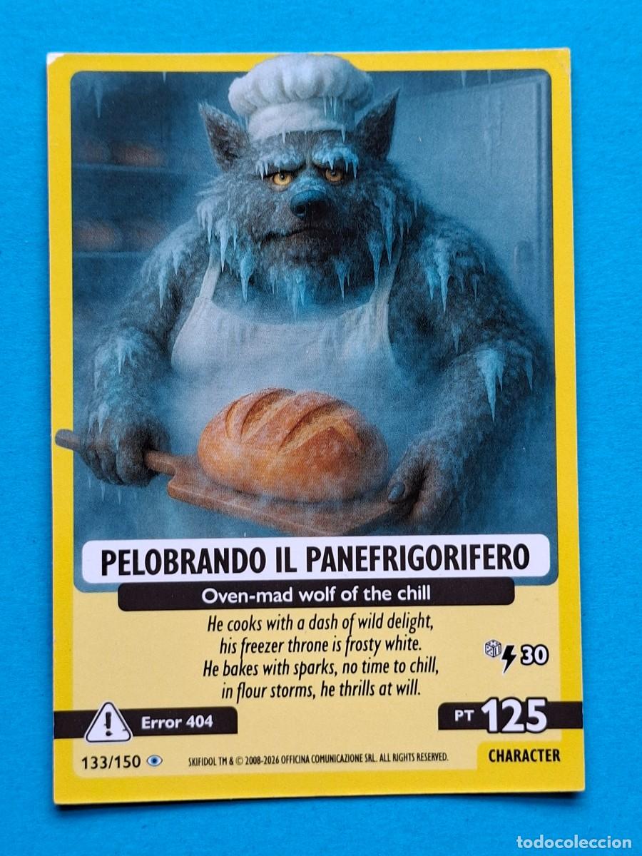 Coleccionismo Cromos antiguos: #133/150 PELOBRANDO IL PANEFRIGORIFERO Panini SKIFIDOL Italian BRAINROT &rdquo;Cosmic Hallucination&rdquo; 2026