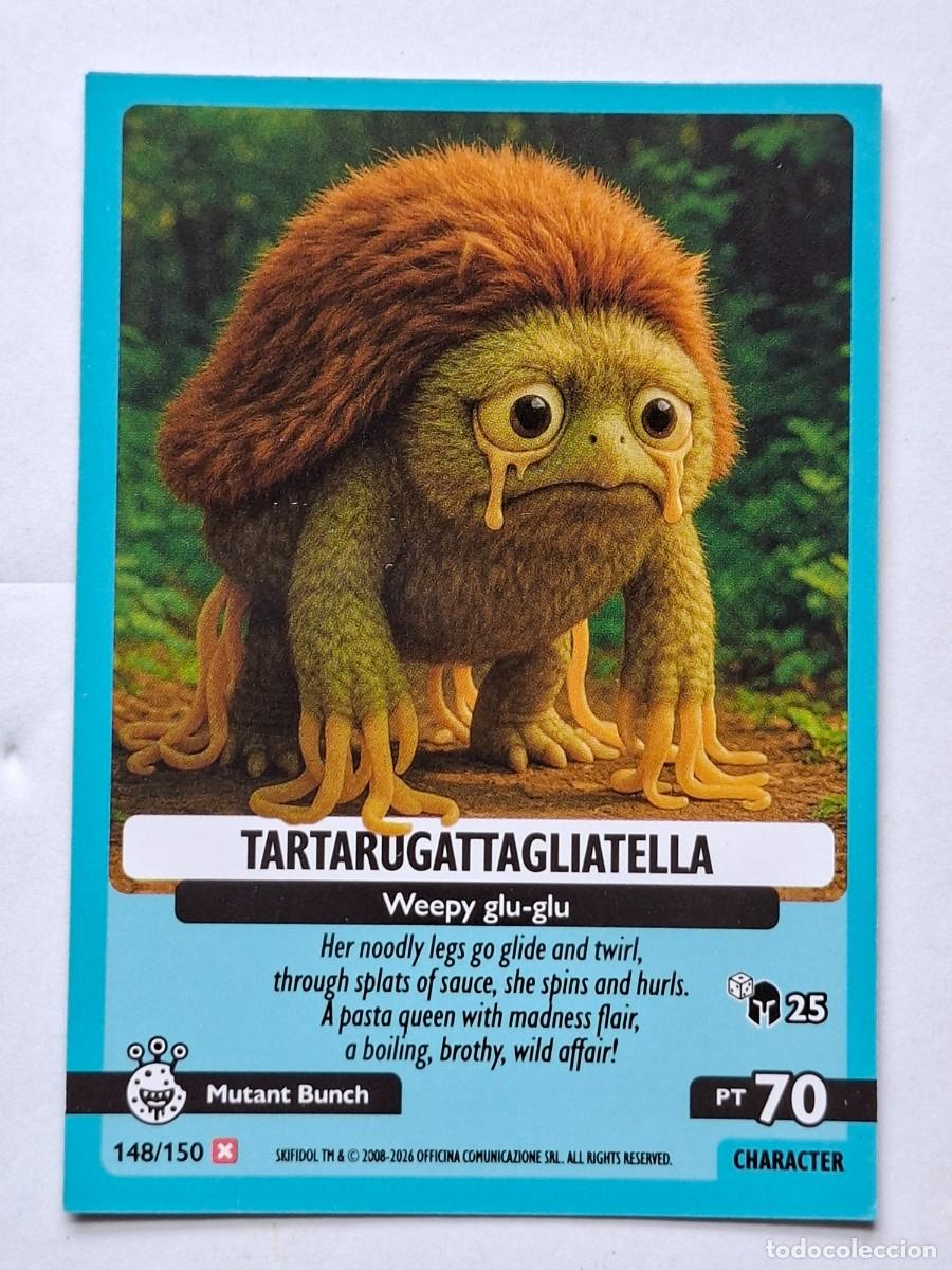 Coleccionismo Cromos antiguos: #148/150 TARTARUGATTAGLIATELLA - Panini SKIFIDOL Italian BRAINROT &rdquo;Cosmic Hallucination&rdquo; 2026