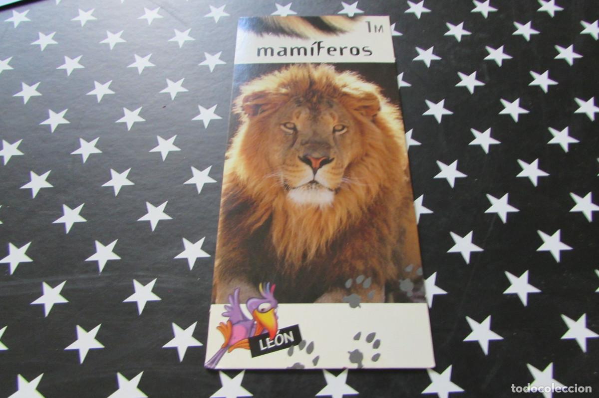 Coleccionismo Cromos antiguos: Cromo Coleccionable Nestle Jungly Mamiferos LEON