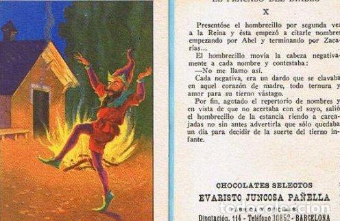 Coleccionismo cromos antiguos: LOTE DE CROMOS. CROMOS SUELTOS; 0,60 &euro;. EL FRACASO DEL DIABLO. CHOCOLATES EVARISTO JUNCOSA PA&Ntilde;ELLA.