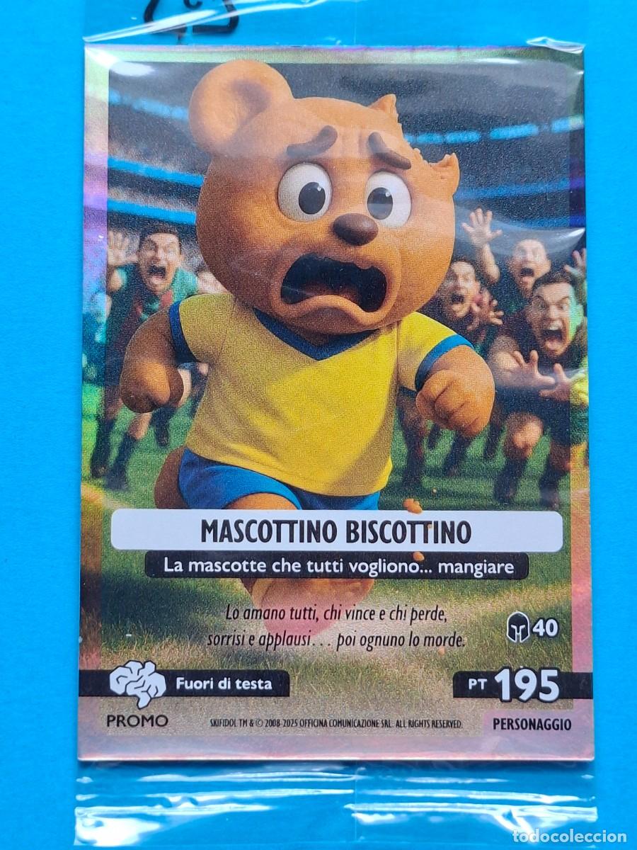 Coleccionismo Cromos antiguos: PROMO Limited Edition MACOTTINO BISCOTTINO - Panini SKIFIDOL Italian BRAINROT Precintado