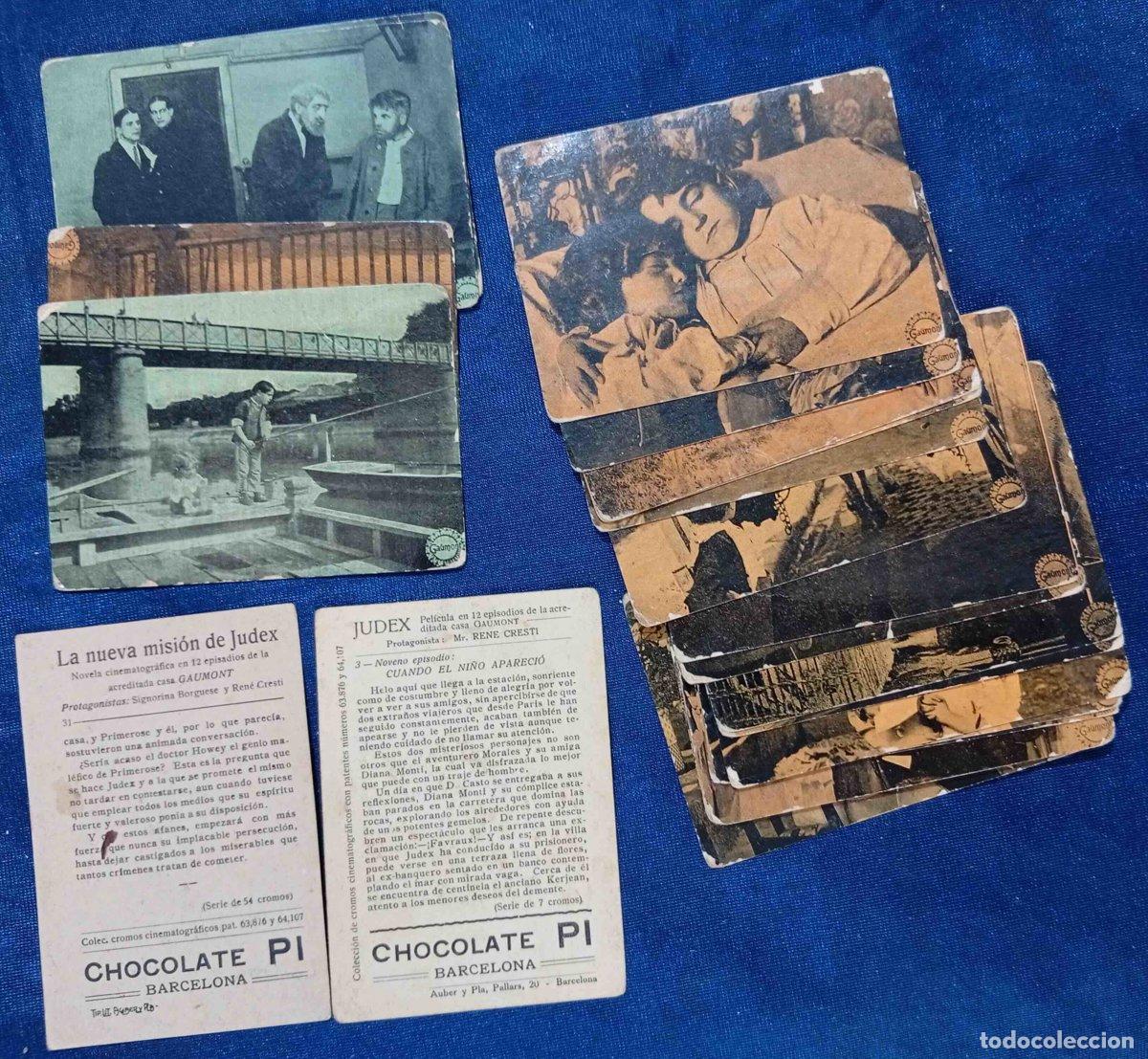 Coleccionismo Cromos antiguos: LOTE DE CROMOS. JUDEX. LA NUEVA MISI&Oacute;N DE JUDEX. REN&Eacute; CRESTI, CREST&Eacute;. CHOCOLATE PI
