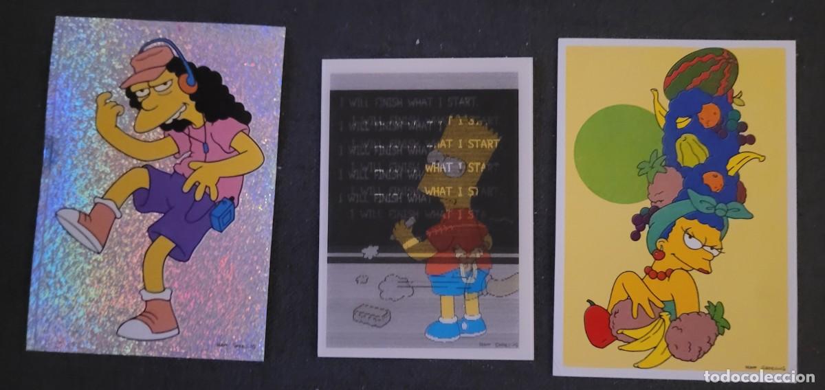Colecionismo Cromos antigos: Lote Lola Cromos Los Simpsons II - III - IV Reservados