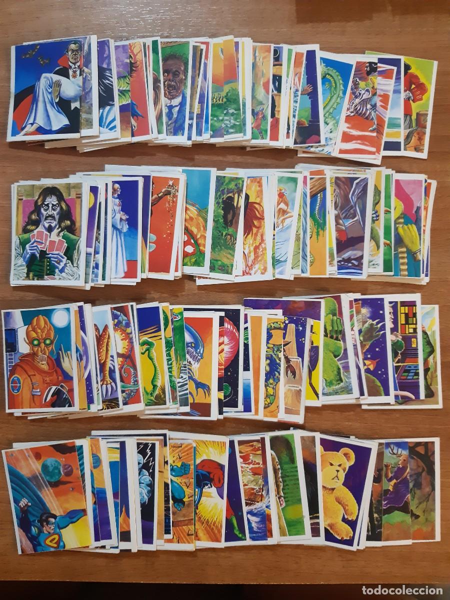 Coleccionismo Cromos antiguos: LOTE 183 CROMOS DIFERENTES COLECCI&Oacute;N MONSTRUOS ED. MUNDICROM 1986. NUNCA PEGADOS, SIN PEGAR. SUELTOS
