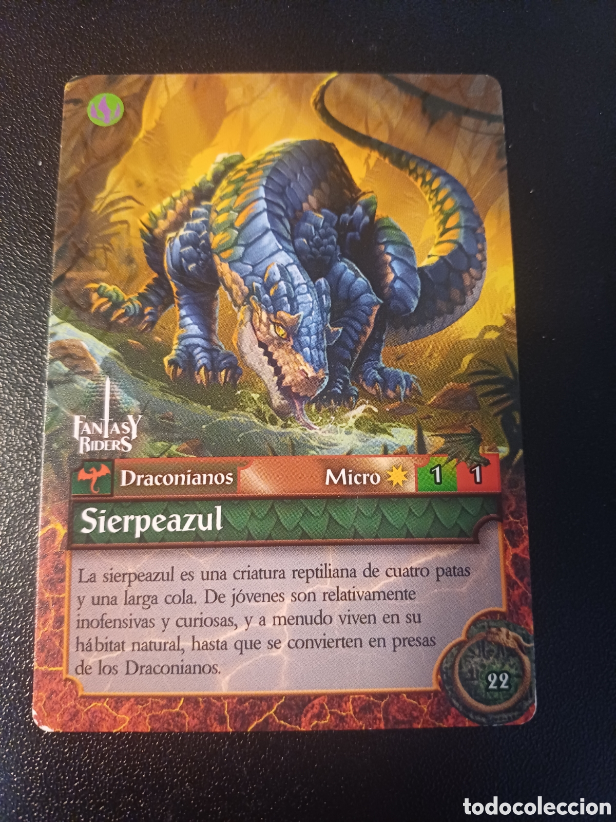 Collezionismo Figurine antiche: #022 SIERPEAZUL MICRO FANTASY RIDERS EL RESURGIR DE LOS DRAGONES 2021
