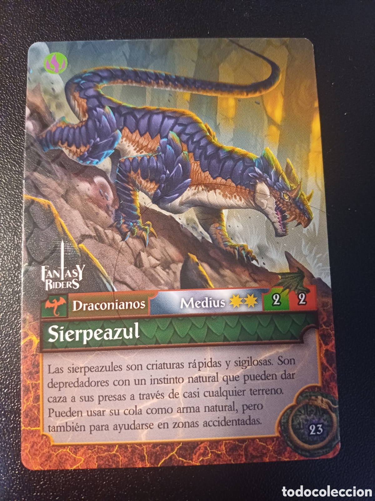 Collezionismo Figurine antiche: #023 SIERPEAZUL MEDIUS FANTASY RIDERS EL RESURGIR DE LOS DRAGONES 2021