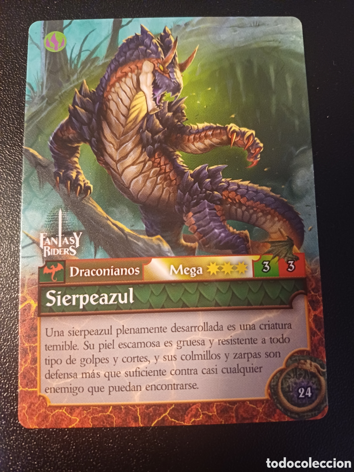 Sammeln alte Sammelbilder: #024 SIERPEAZUL MEGA FANTASY RIDERS EL RESURGIR DE LOS DRAGONES 2021