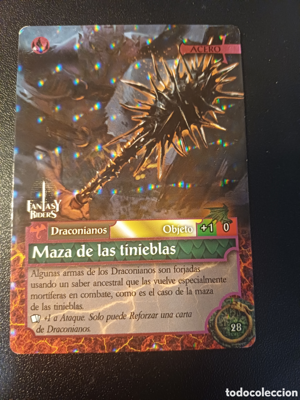 Sammeln alte Sammelbilder: #028 MAZA DE LAS TINIEBLAS FANTASY RIDERS EL RESURGIR DE LOS DRAGONES 2021