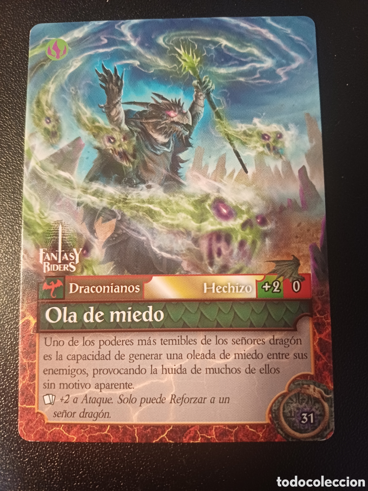 Sammeln alte Sammelbilder: #031 OLA DE MIEDO FANTASY RIDERS EL RESURGIR DE LOS DRAGONES 2021