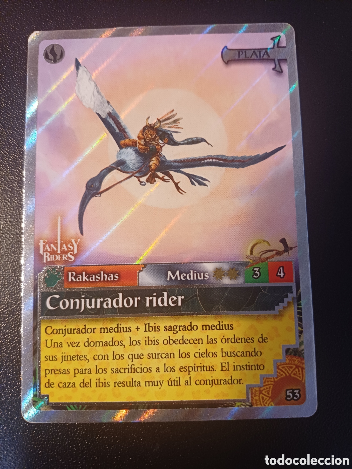 Collectable Antique Stickers: #053 CONJURADOR RIDER MEDIUS FANTASY RIDERS EL RESURGIR DE LOS DRAGONES 2021