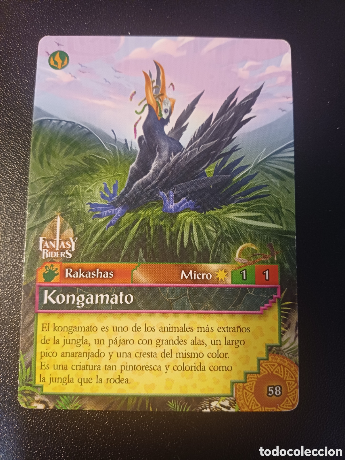 Collectable Antique Stickers: #058 KONGAMATO MICRO FANTASY RIDERS EL RESURGIR DE LOS DRAGONES 2021