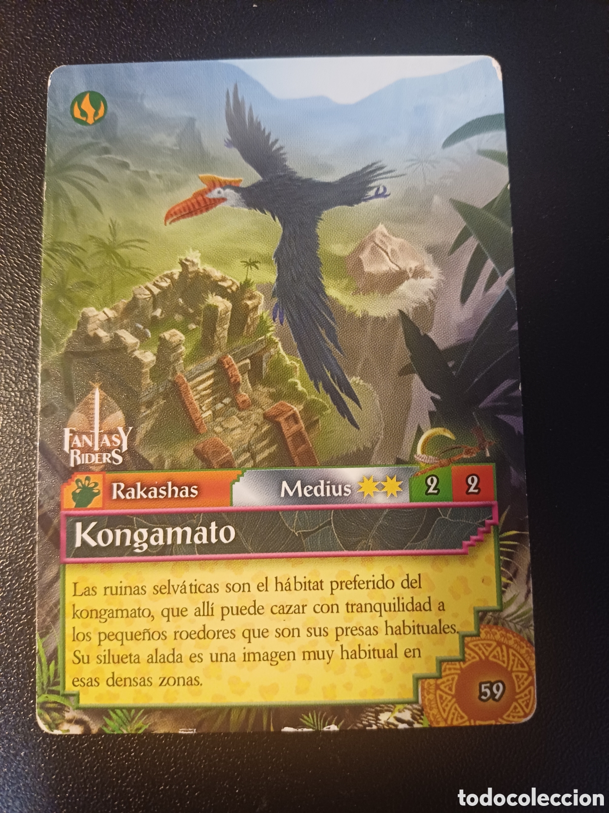 Collectable Antique Stickers: #059 KONGAMATO MEDIUS FANTASY RIDERS EL RESURGIR DE LOS DRAGONES 2021