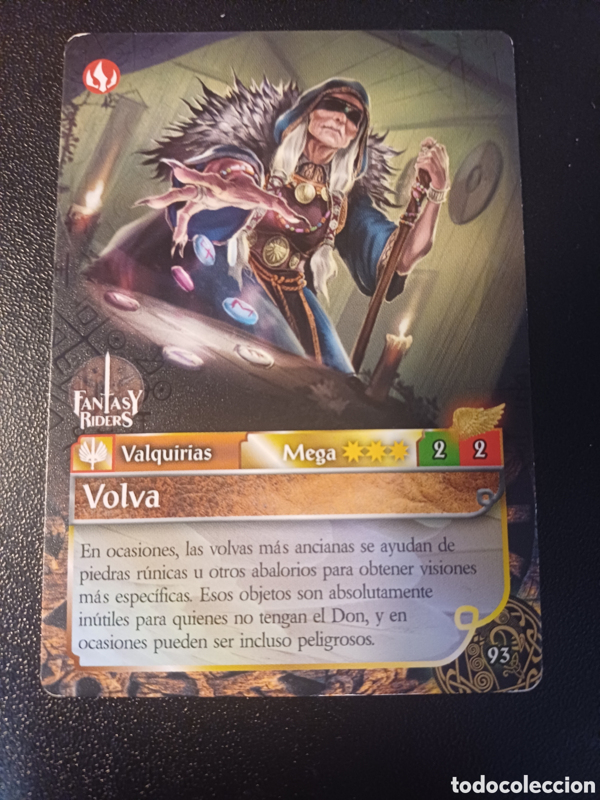 Coleccionismo Cromos antiguos: #093 VOLVA MEGA FANTASY RIDERS EL RESURGIR DE LOS DRAGONES 2021