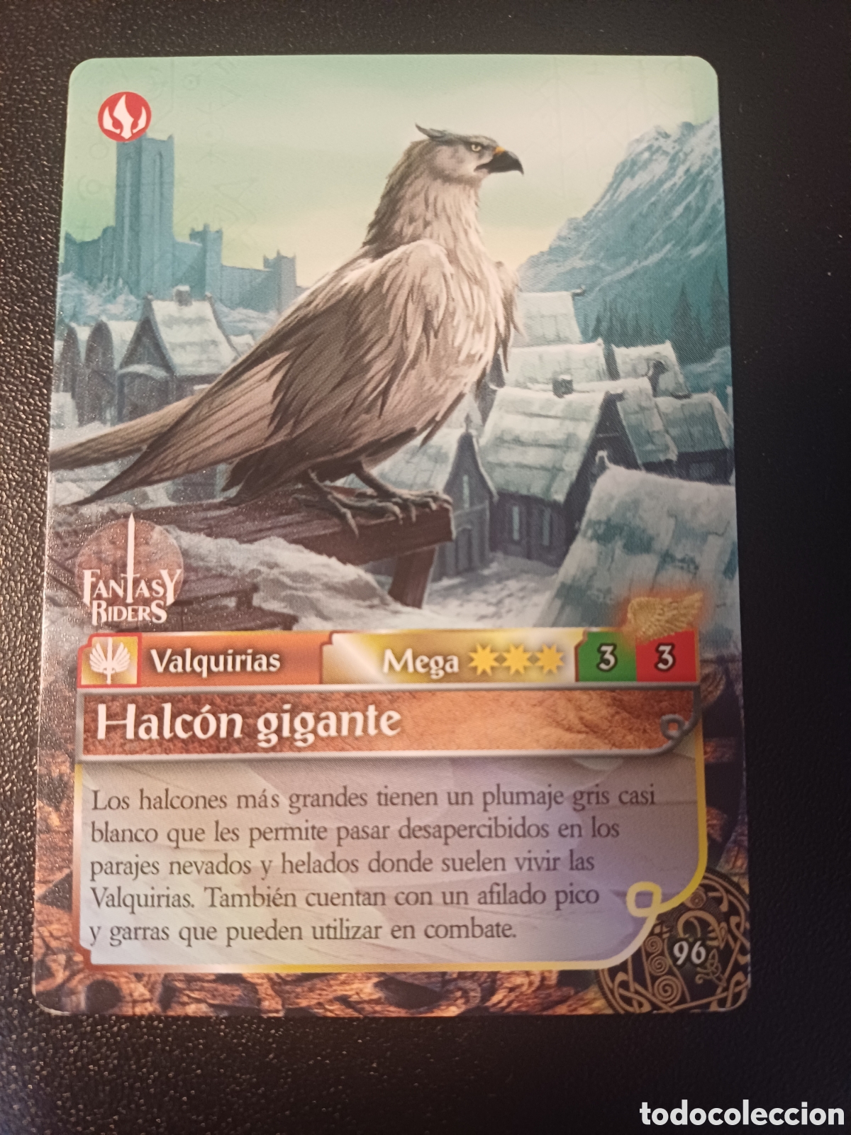 Coleccionismo Cromos antiguos: #096 HALCON GIGANTE MEGA FANTASY RIDERS EL RESURGIR DE LOS DRAGONES 2021
