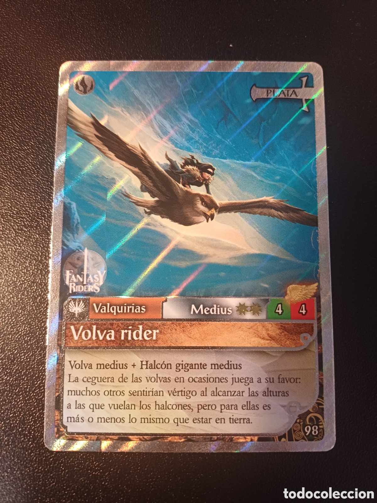 Coleccionismo Cromos antiguos: #098 VOLVA RIDER MEDIUS FANTASY RIDERS EL RESURGIR DE LOS DRAGONES 2021