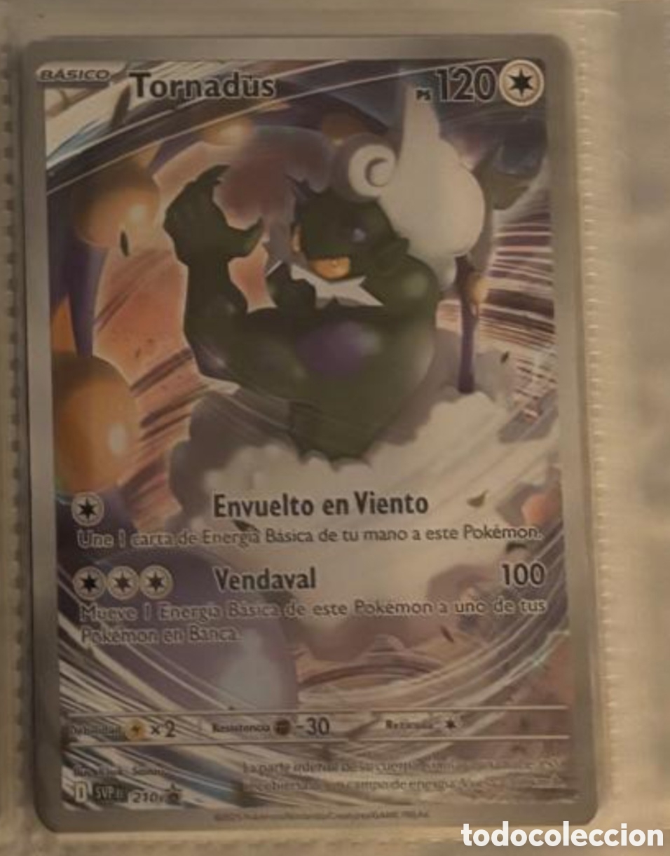 Coleccionismo Cromos antiguos: TORNADUS CARTA POKEMON TCG FULL ART