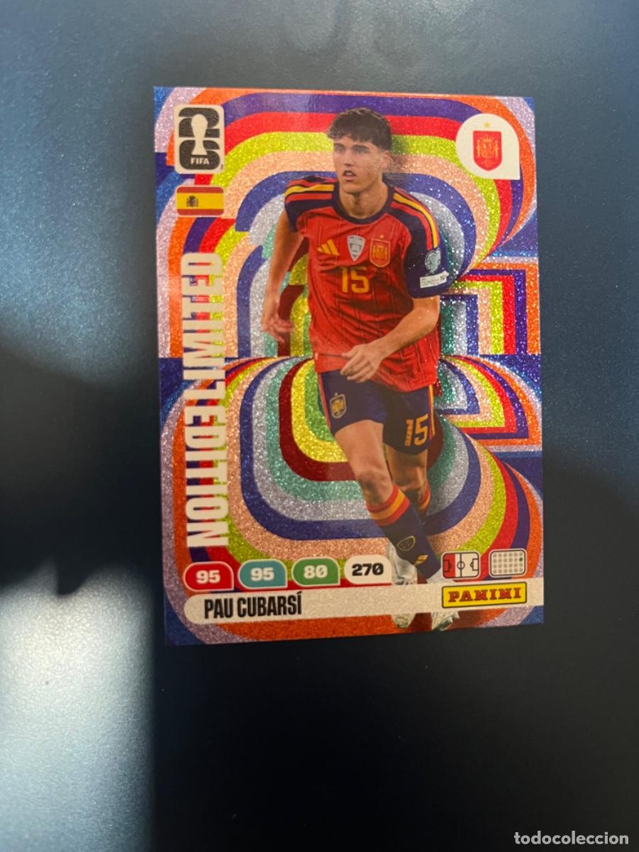 Coleccionismo Cromos antiguos: Pau cubarsi Espa&ntilde;a spain limited edition adrenalyn world cup mundial 2026