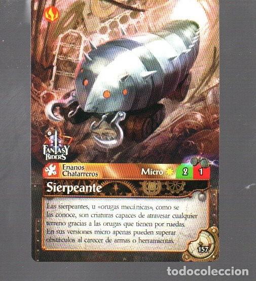 Coleccionismo Cromos antiguos: CROMO DE PANINI DE FANTASY BIDERS N&ordm; 157 SIERPEANTE DEL A&Ntilde;O 2018