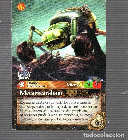 Coleccionismo Cromos antiguos: CROMO DE PANINI DE FANTASY BIDERS N&ordm; 148 MECA ESCARABAJO DEL A&Ntilde;O 2018