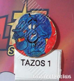Coleccionismo Cromos antiguos: MILKCAP MAKER TAZO ALADDIN ALADIN EL GENIO