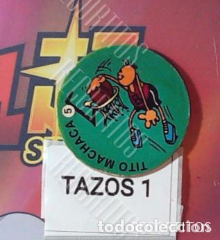 Coleccionismo Cromos antiguos: TAZO EL JUGUETAZO N 5 TITO MACHACA CHICLE