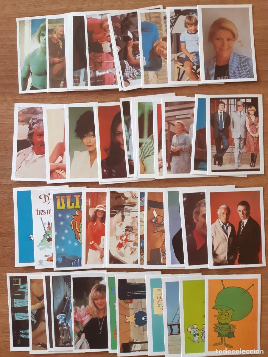 Coleccionismo Cromos antiguos: LOTE 123 CROMOS DIFERENTES COLECCI&Oacute;N SHOW DE ESTRELLAS ED. MAGA 1982. NUNCA PEGADOS, SIN PEGAR