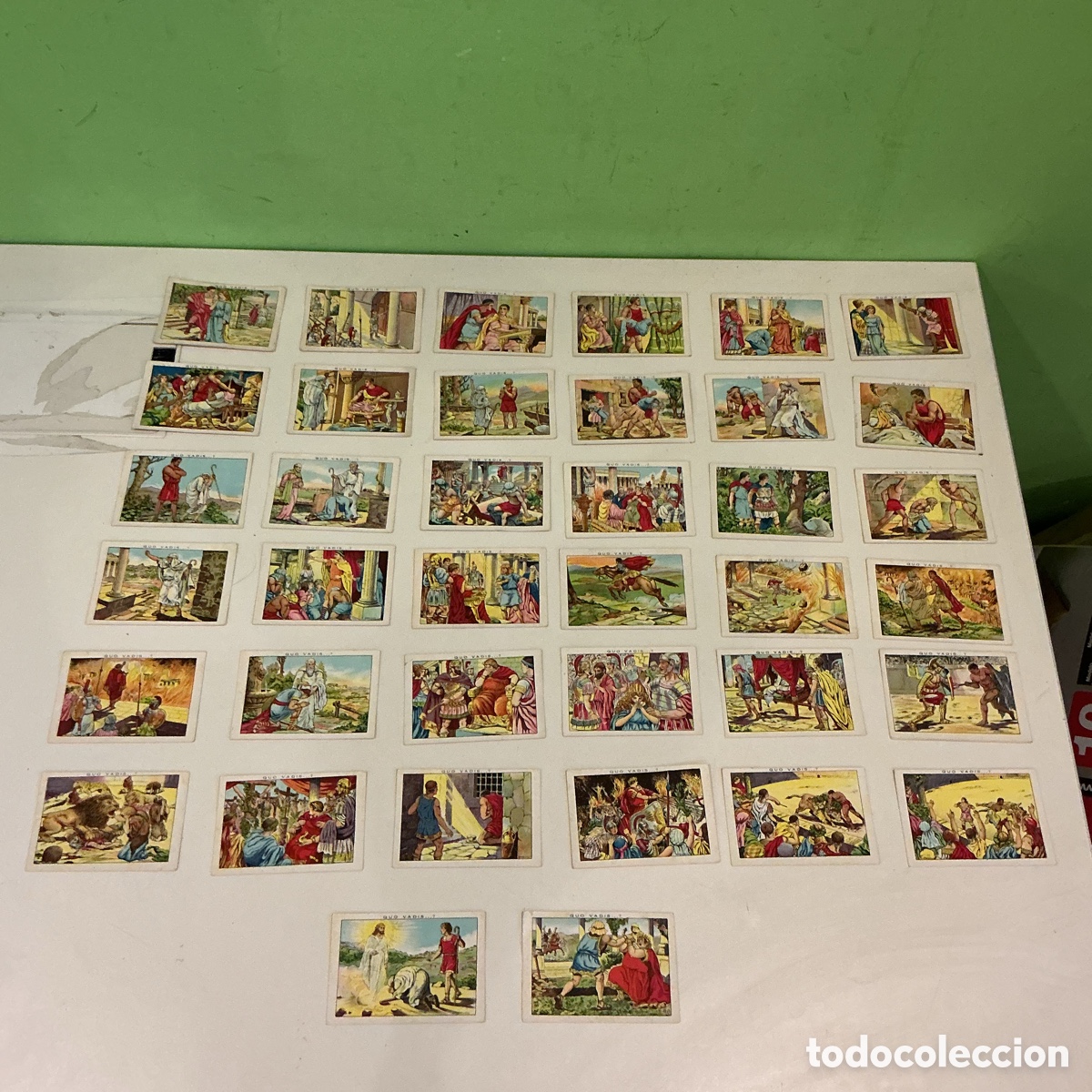 Coleccionismo Cromos antiguos: Colecci&oacute;n Quo Vadis 38 Cromos Completos Chocolates Amatller A&ntilde;os 20-30