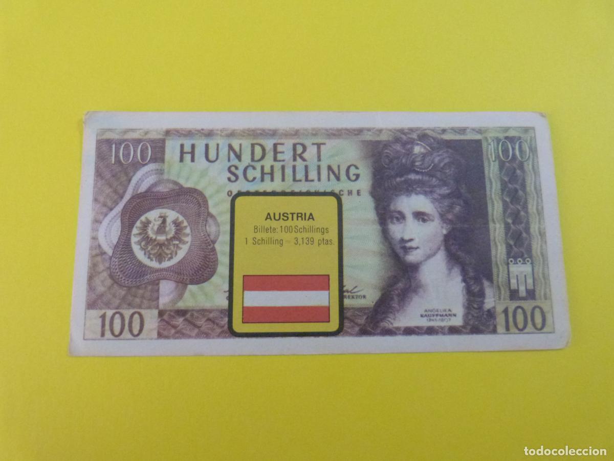 Coleccionismo Cromos antiguos: CROMO AUSTRIA DESPEGADO N&ordm; 24 A&Ntilde;O 1974 ALBUM BILLETES DEL MUNDO ESTE