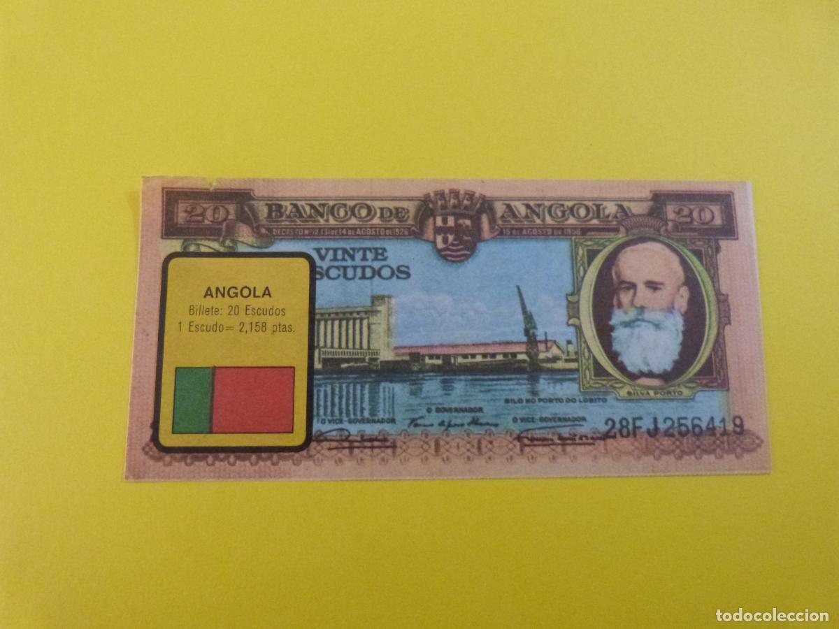 Coleccionismo Cromos antiguos: CROMO ANGOLA DESPEGADO N&ordm; 13 A&Ntilde;O 1974 ALBUM BILLETES DEL MUNDO ESTE