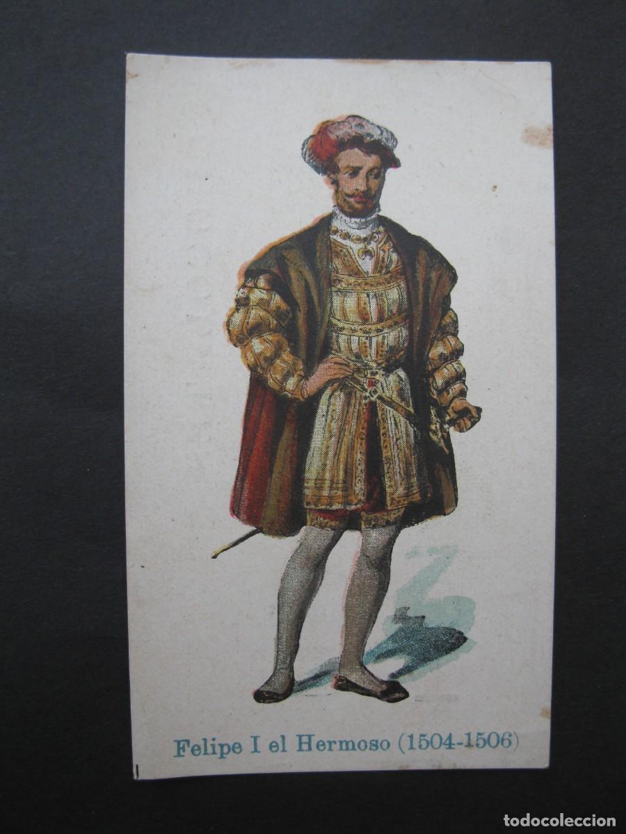 Coleccionismo Cromos antiguos: FELIPE I EL HERMOSO (1504-1506) - CROMO - CHOCOLATES MASGRAU - VICH - VIC.